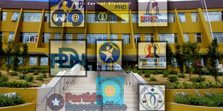 40 partidos piden reconocimiento ante JCE para 2028